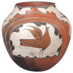 Very Large Pottery Olla, Zia Early 20th Century 12