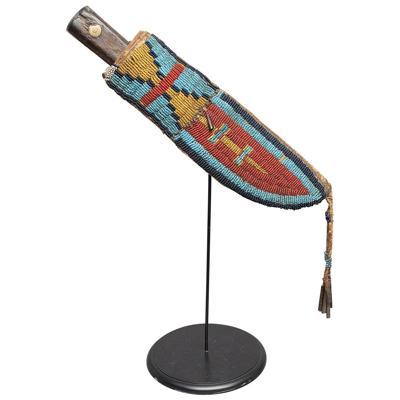 Antique Native American Knife Sheath, Sioux, 19th Century