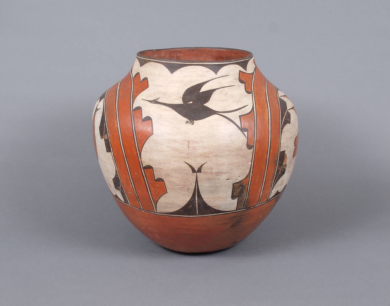 Very Large Pottery Olla, Zia Early 20th Century For Sale ...