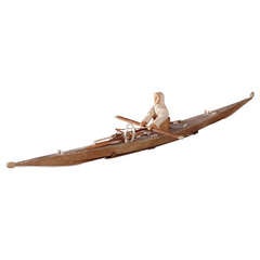 Native American Model Kayak, Inuit/Eskimo, circa 1900