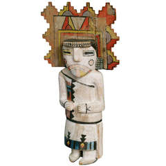 Antique Large Native American Indian Kachina Doll, Hopi, circa 1920