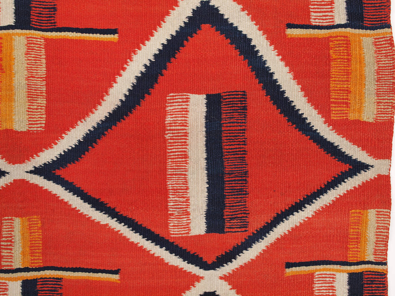 Woven Late Classic Period Navajo Wearing Blanket, circa 1875