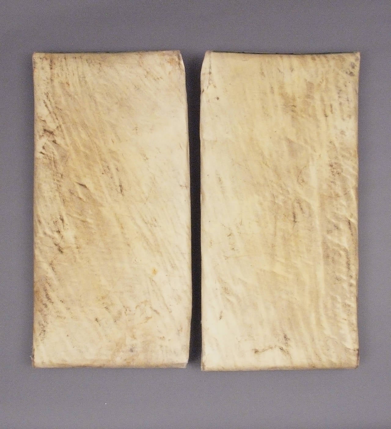 Hide Matching Pair of Native American Parfleche Envelopes, Plateau, 19th Century