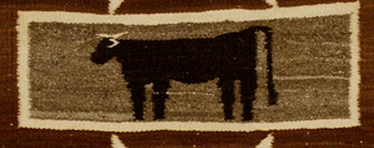 American Navajo Pictorial Textile, circa 1920