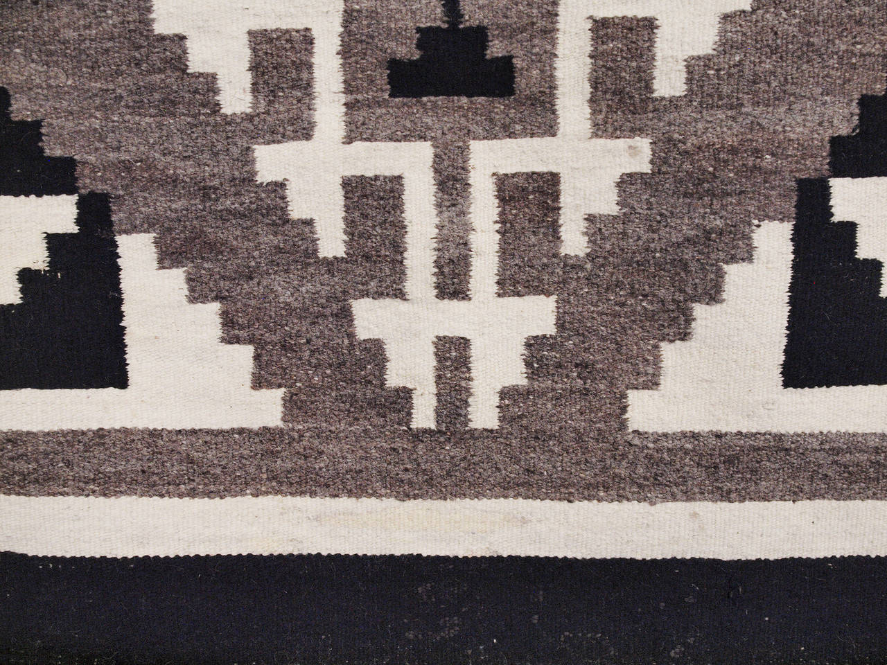 Woven Vintage Navajo Rug, Trading Post/Regional Style, Mid-20th Century