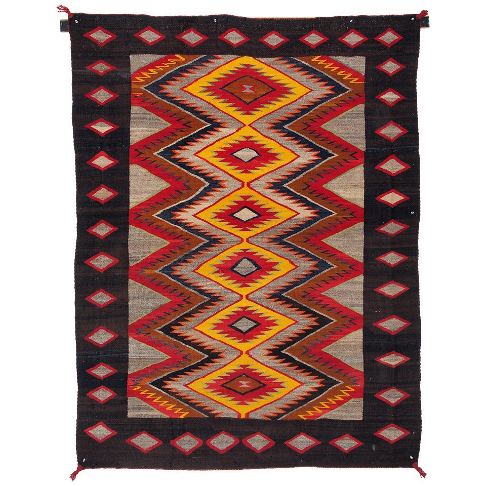 Vintage Red Mesa Rug, Navajo, circa 1930