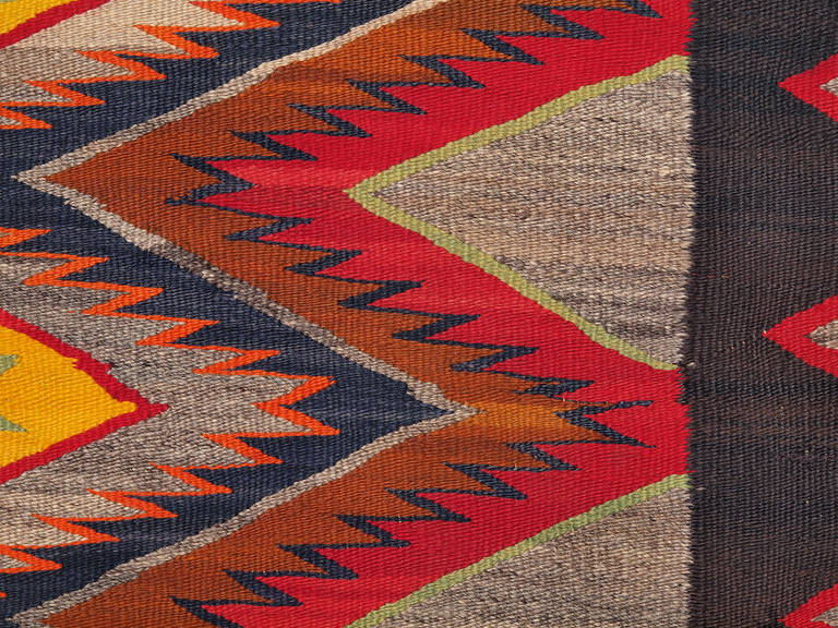 Vintage Red Mesa Rug, Navajo, circa 1930 In Excellent Condition In Denver, CO
