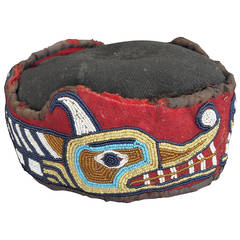 Native American Beaded Head Ring, Kwakwaka'wakw (Kwakiutl), Late 19th Century 10