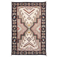Vintage Navajo Trading Post Rug - Second Quarter of the 20th century