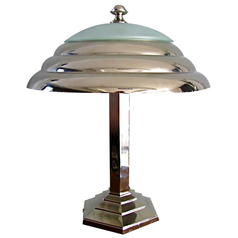 French Art Deco Table Desk Lamp