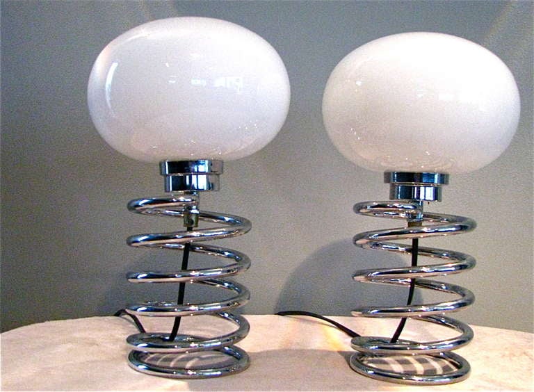 Pair of German Midcentury Table Desk Lamp, Ingo Maurer