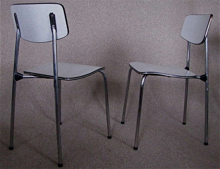 Mid-20th Century Set of Six German Midcentury Chairs, 1950