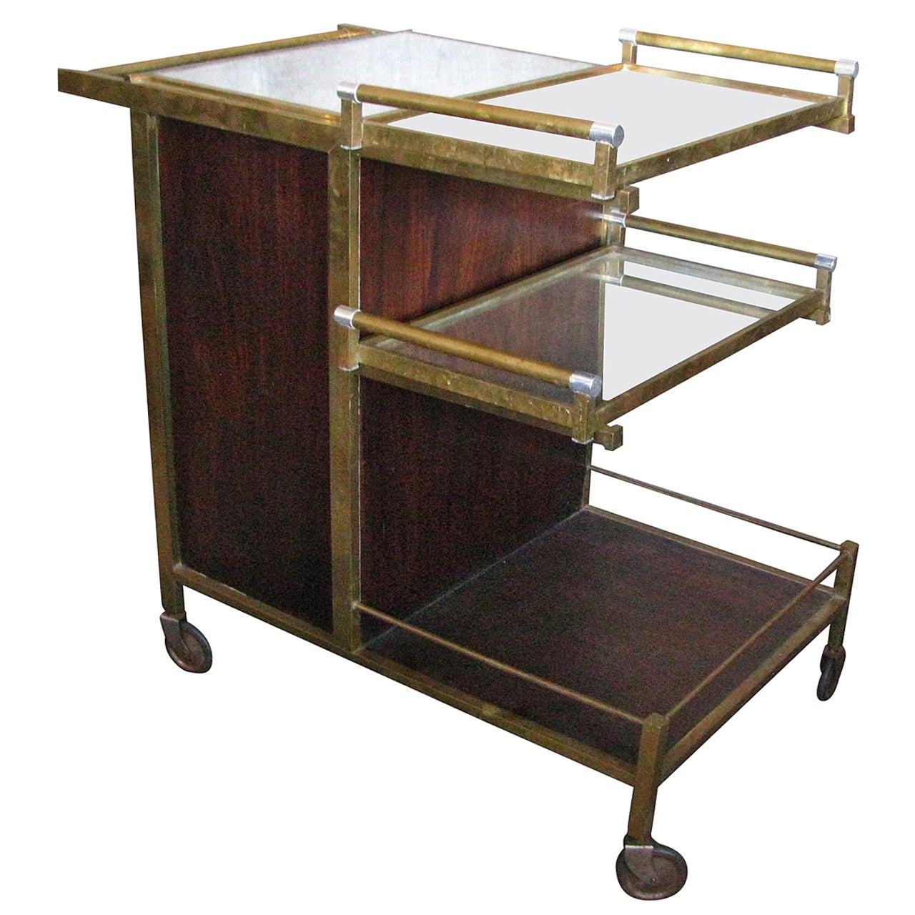 Art Deco Serving Table Bar by Jacques Adnet