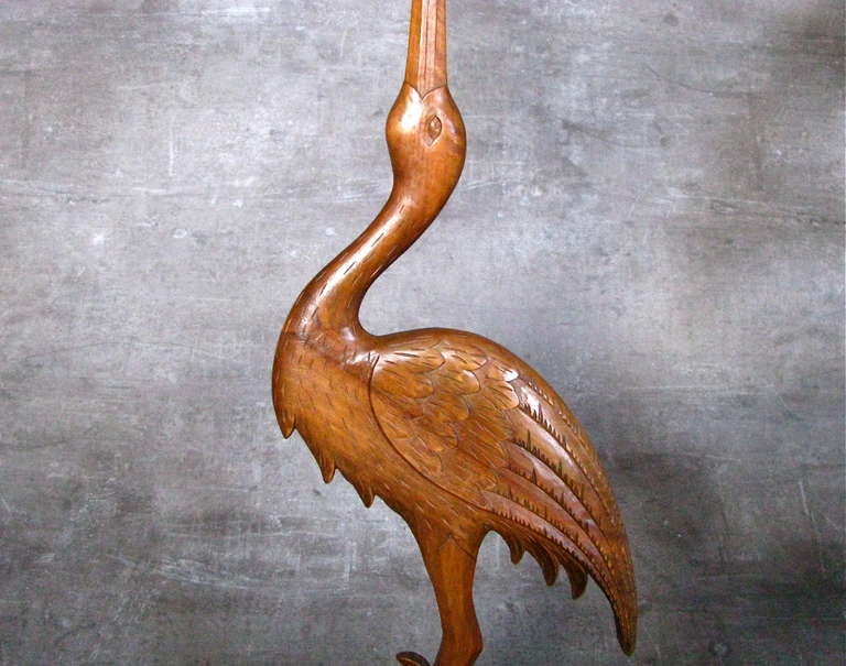 Mid-20th Century 1950 Sculptural Mid Century Bird Table Teak from Denmark