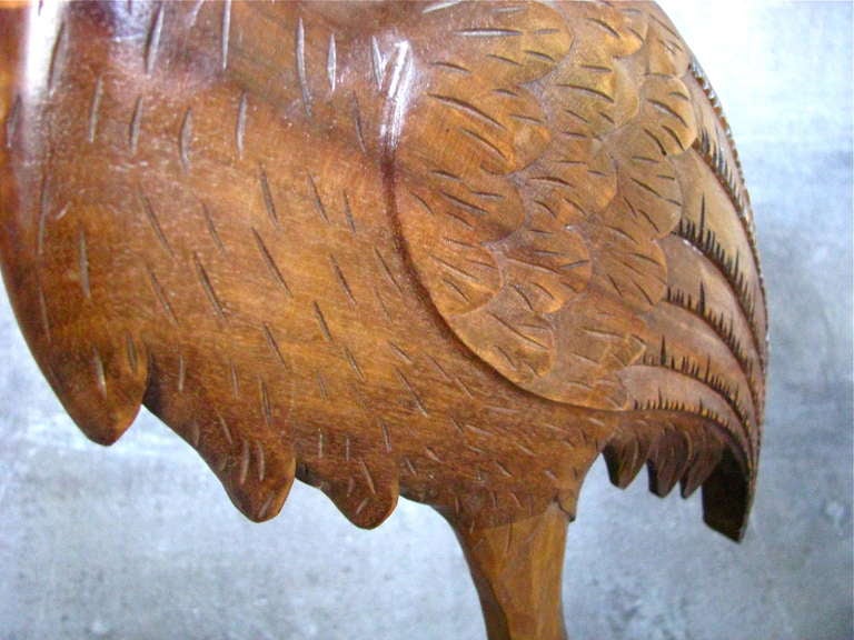 1950 Sculptural Mid Century Bird Table Teak from Denmark 3