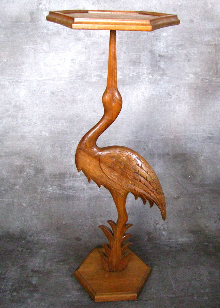 Mid-Century Modern 1950 Sculptural Mid Century Bird Table Teak from Denmark