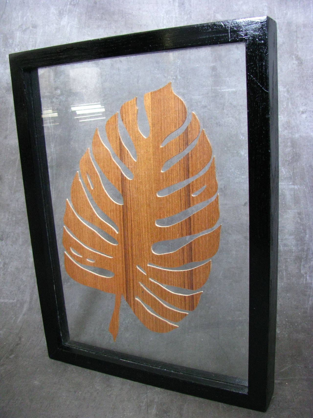 Danish Rosewood Leaf Sculpture, Denmark, 1960s