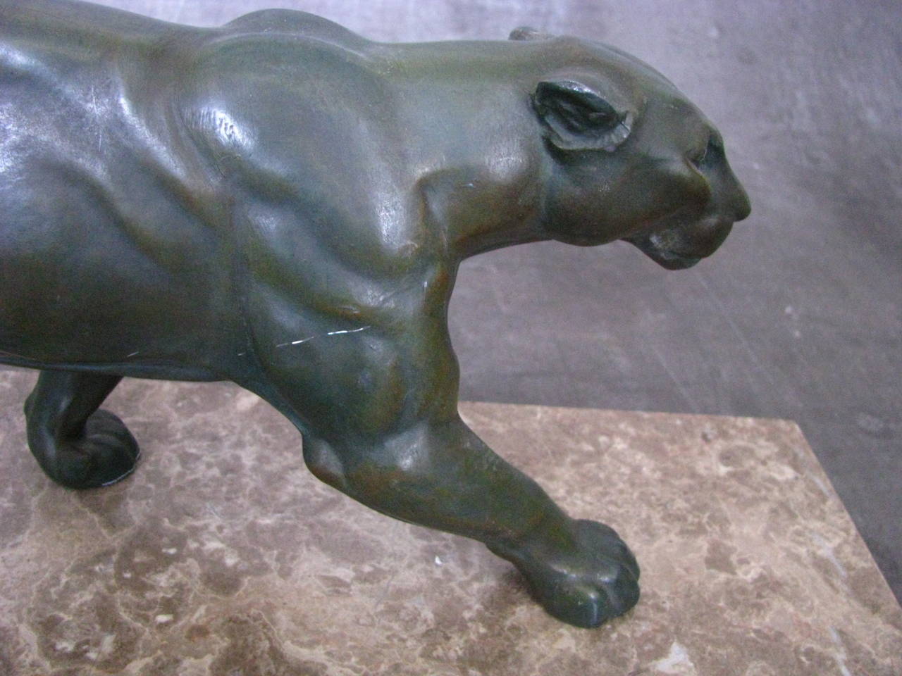 Mid-20th Century Art Deco Panther Sculpture, 1935