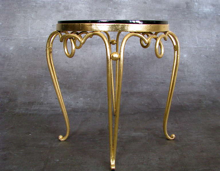 French Art Deco Side Table by Rene Prou 1925 In Excellent Condition In Saarbruecken, DE