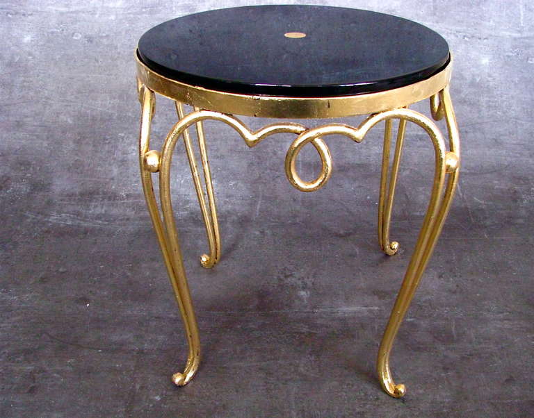 20th Century French Art Deco Side Table by Rene Prou 1925