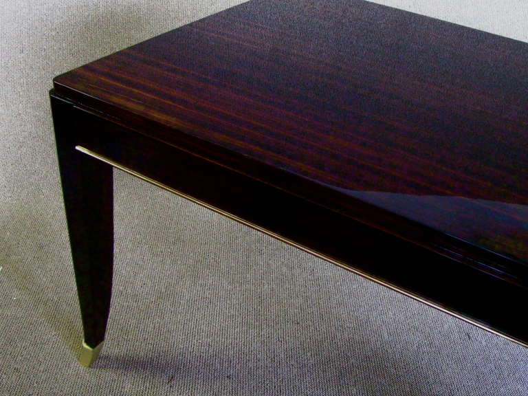 French Macassar Art Deco Dining Table Desk by Maurice Rinck 1935 5