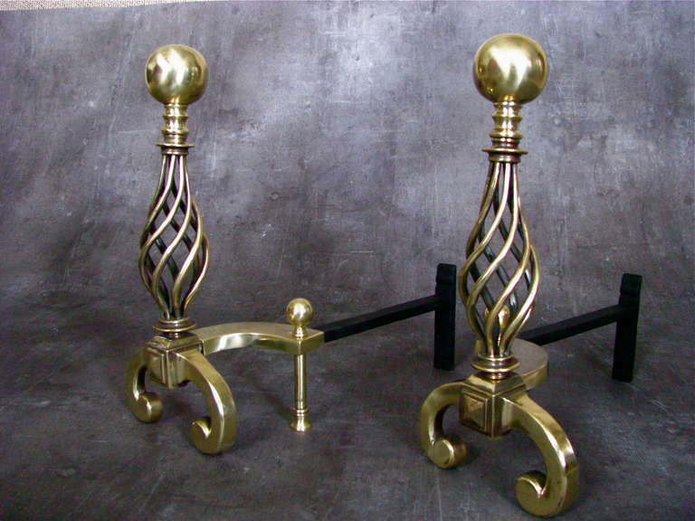 Art Deco Andirons Signed by Raymond Subes

A Pair of Art Deco Andirons, France 1935. Front Part bronze, iron base. Signed underneath, R. SUBES. Original Condition. 

Note:   High Quality work from Raymond Subes!

Length  40 cm ( 15,8
