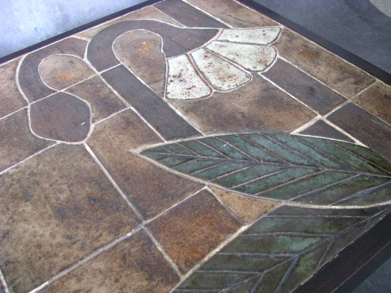 1960s Ceramic Coffee Table, Vallauris, France 2