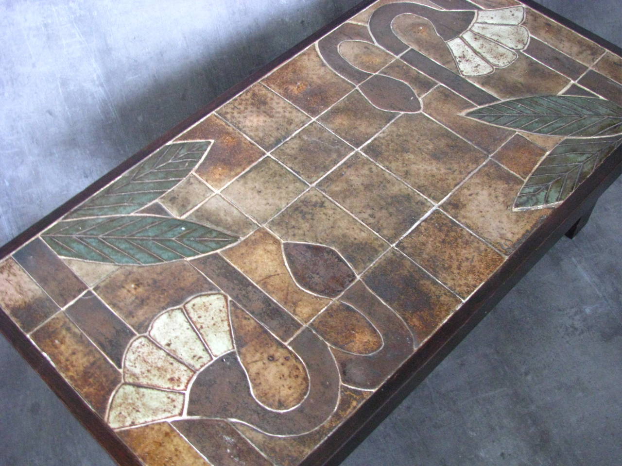 1960s Ceramic Coffee Table, Vallauris, France 3