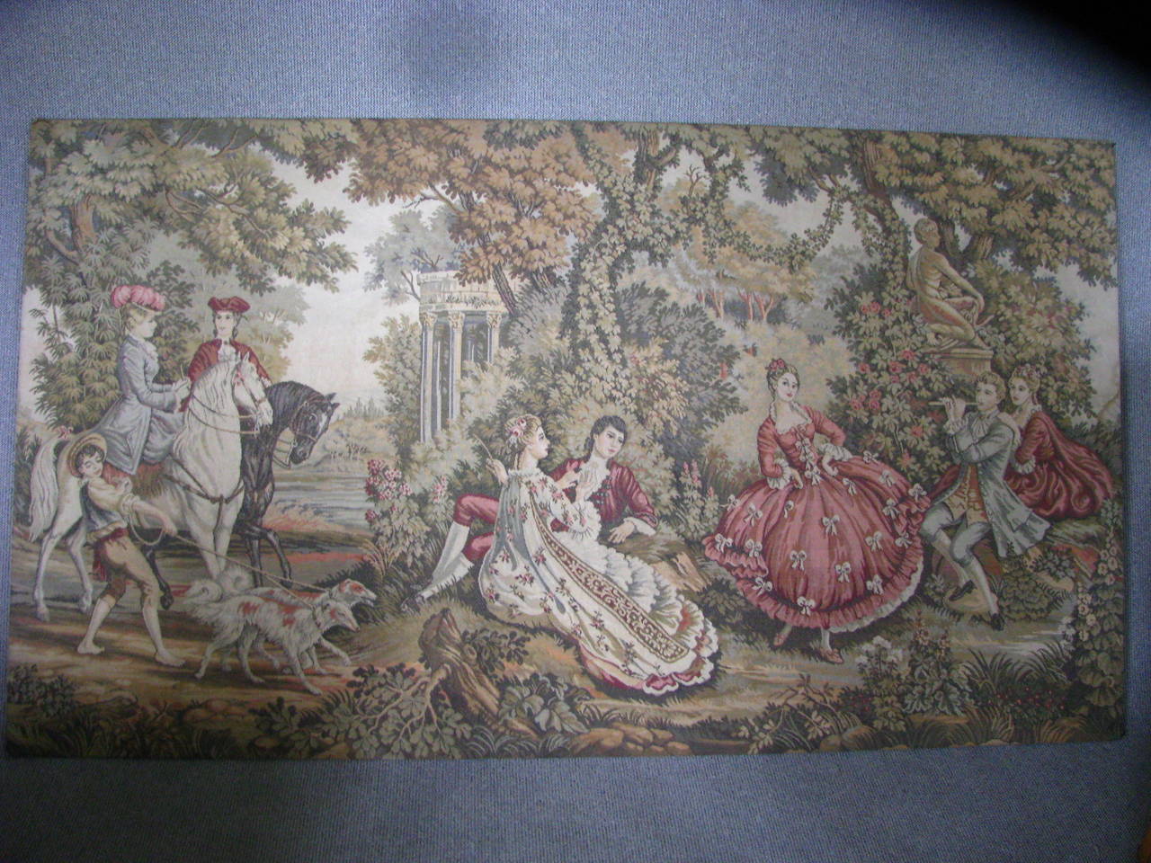 Antique 19th Century Aubusson Style French Tapestry 4