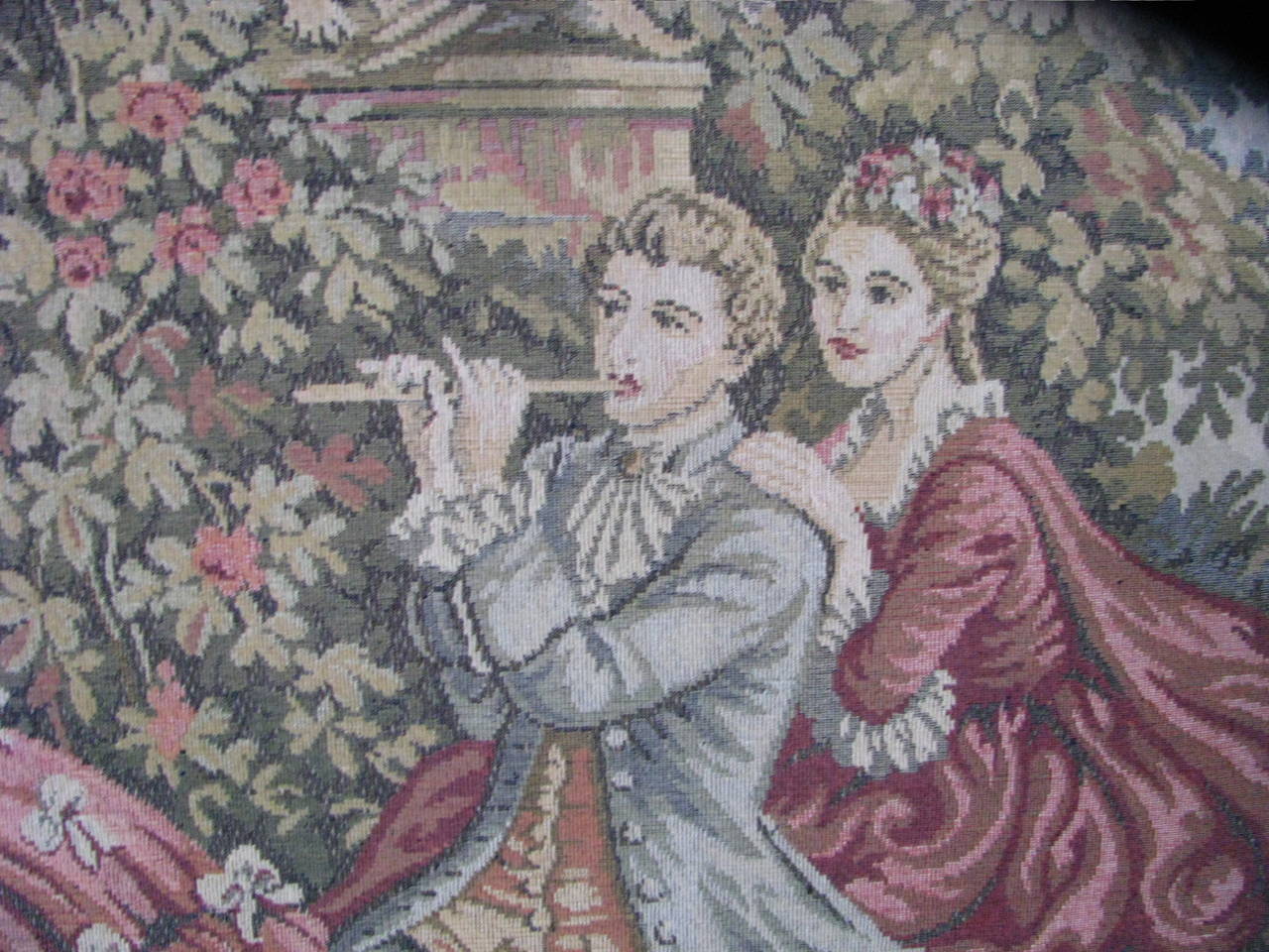 Antique 19th Century Aubusson Style French Tapestry 3