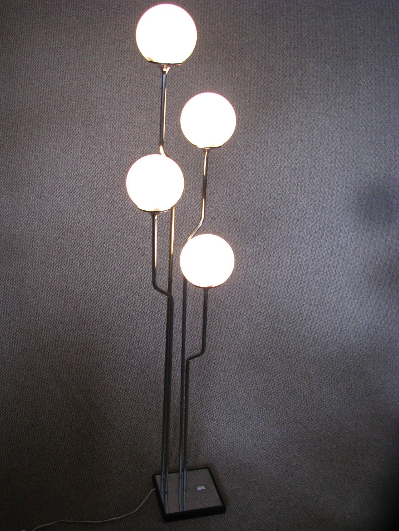 1960s Italian Goffredo Reggiani Chrome Floor Lamp 1