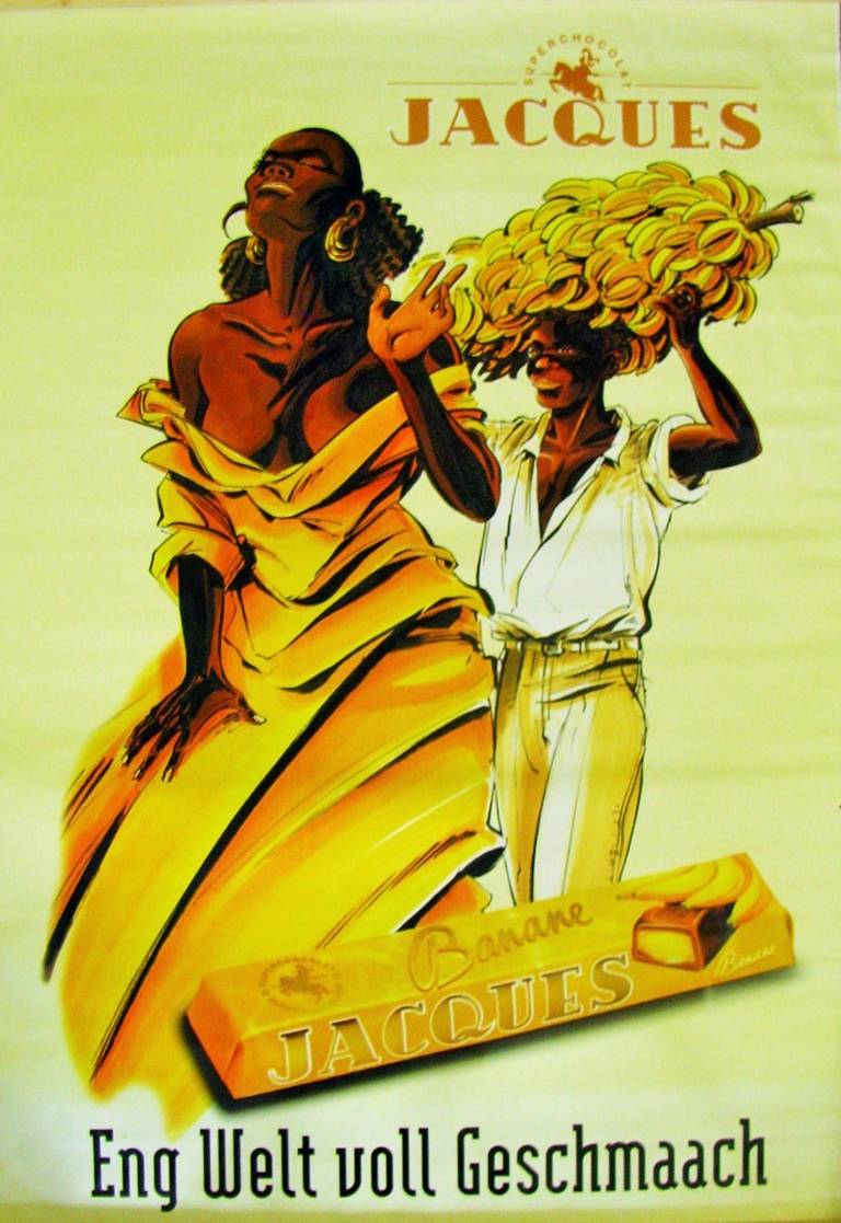 Late 20th Century Oversized Chocolate Advertising Poster, Belgium, 1999