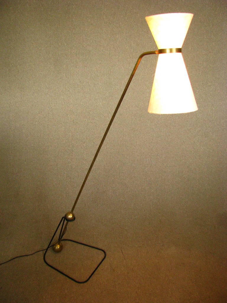 Midcentury Floor Lamp Equilibrium by Pierre Guariche, 1950 2