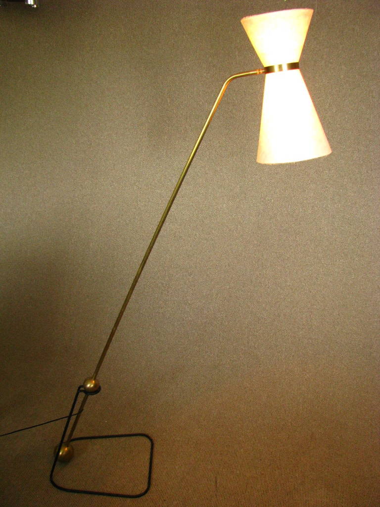 Midcentury Floor Lamp Equilibrium by Pierre Guariche, 1950 3