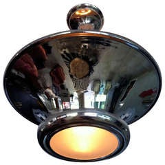 Sculptural Danish Modernist Chandelier 1940