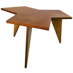 Danish Cubism Side Table Teak 1960