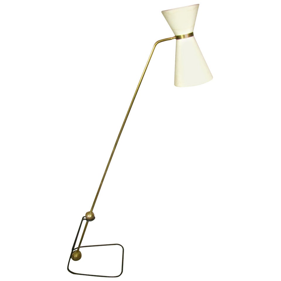 Midcentury Floor Lamp Equilibrium by Pierre Guariche, 1950