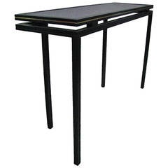 Midcentury Side Table Console by Pierre Vandel, Paris 10