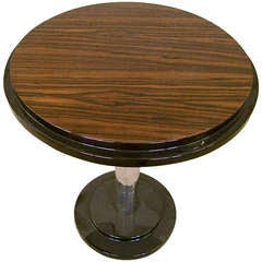 Art Deco Side Table Macassar