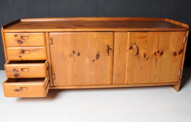 Hand-Crafted Very Rare Handcrafted Sideboard