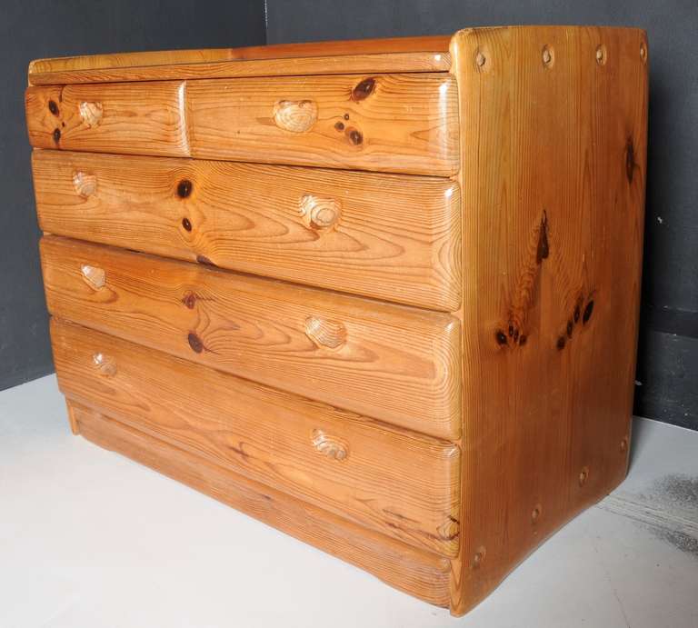 Mid-Century Modern Rare Handcrafted Chest of Drawers by Cabinetmaker Franz Saver Sproll