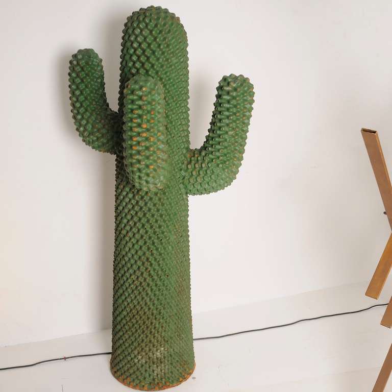 rare cactus design object often used as coat stand. designed in 1972 and made in limited numbers. there have been a few signed and numbered re-editions, but this one is from the first edition made by gufram.

located in hamburg.