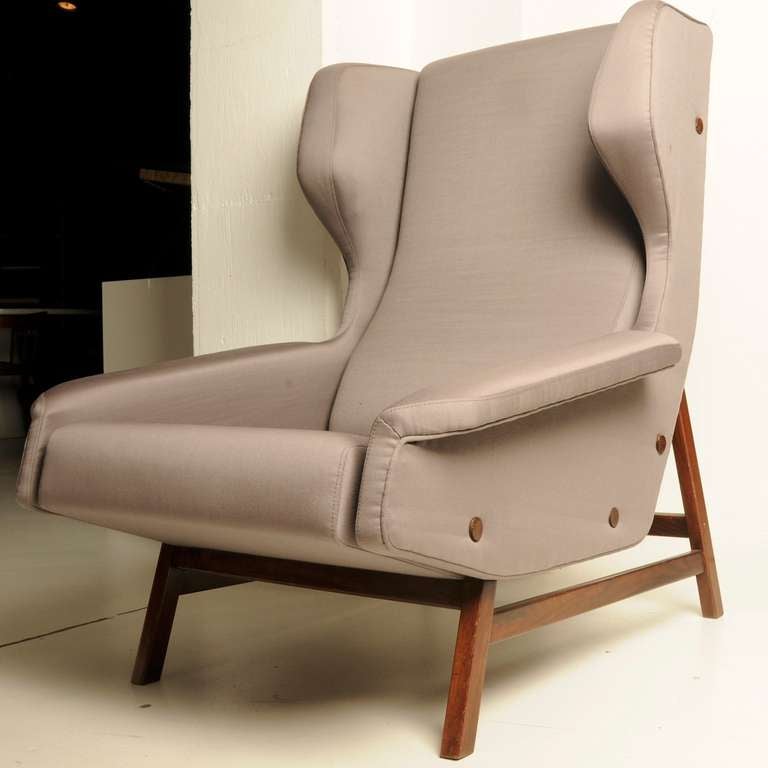 Mid-Century Modern Very Rare Wingback Chair