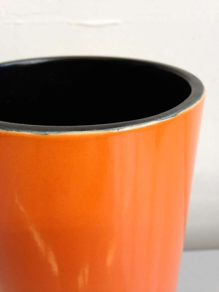 Modern Georges Jouve - Cylinder Vase