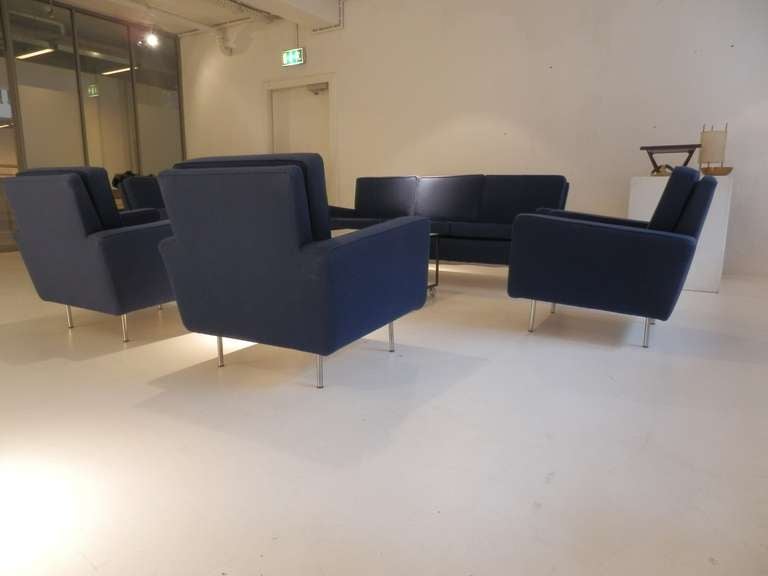 Mid-20th Century Florence Knoll Sofa Set For Sale