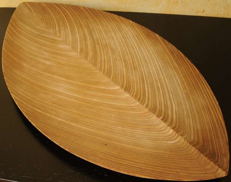 Ulta Rare Tapio Wirkkala Wood Leaf Platter 1951
