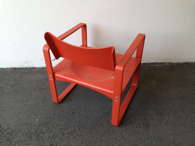 German Rare Verner Panton 270f Lounge Chair