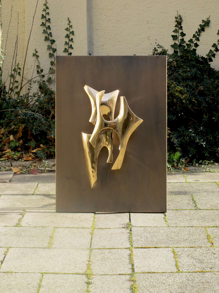 Signed Wall Light by Fred Brouard In Good Condition In Munich, DE