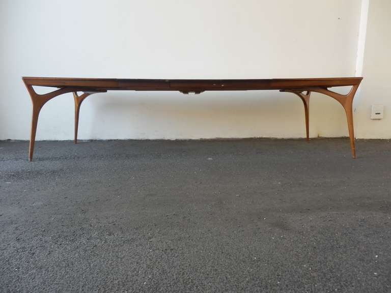 Very Rare Vladimir Kagan Extension Dining Table In Good Condition In Munich, DE