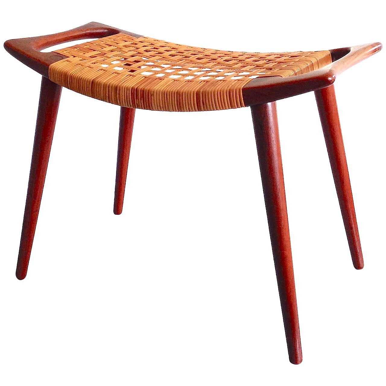 Hans Wegner Johannes Hansen Cane Stool